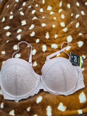 Maidenform Lace Push-Up Bra Convertible 40c Nwt Strapless